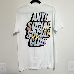 Anti‎ Social Social Club drop a pin White Tee t shirt Size Medium Streetwear